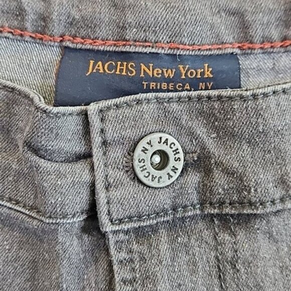 Jachs New York Jeans Men's 44x32 Gray Mid Rise Soft Stretch Slim Straight NWT - Picture 10 of 16